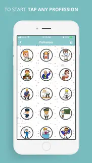 learn professions in russian iphone screenshot 2