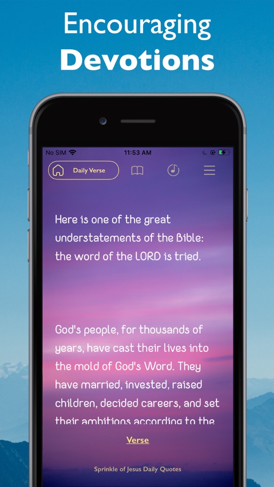 #8. Sprinkle of Jesus Daily Quotes (iOS) 由: Novix Technology Inc.