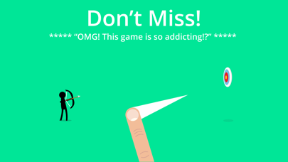 Screenshot #1 pour Don't Miss (Stickman Archery)