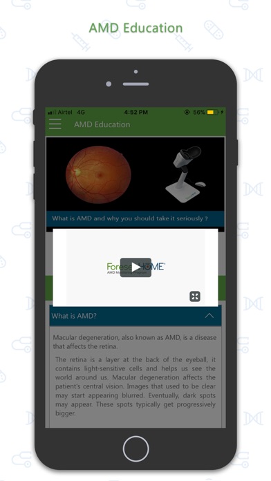 ForeseeHome Patient Screenshot