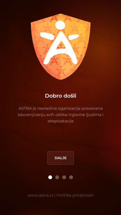 Rad na sigurno – ASTRA Screenshot