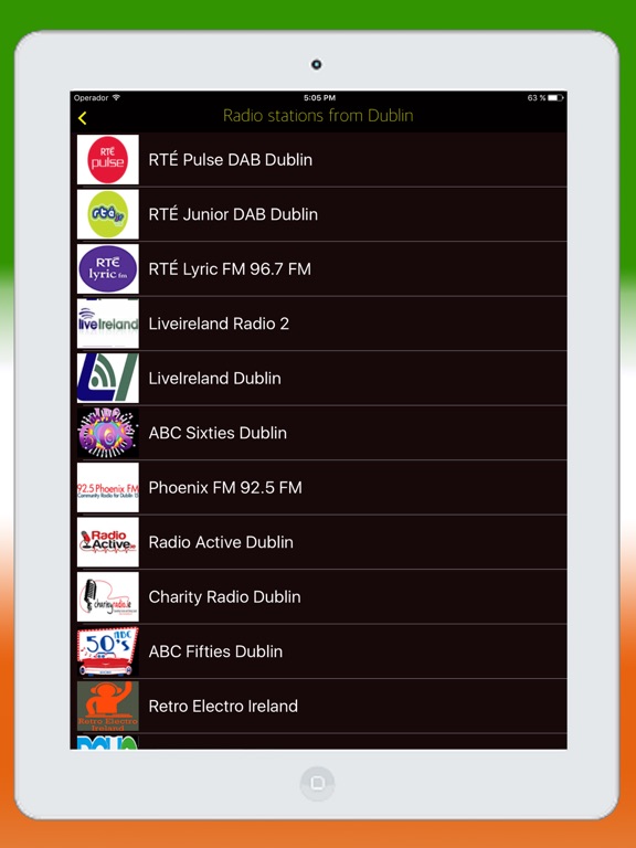 Screenshot #4 pour Radio Ireland FM - Irish Radios Stations Online IE