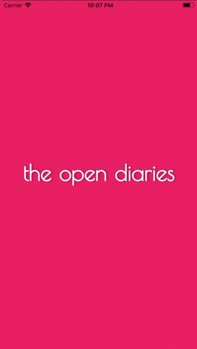 the open diaries Screenshot
