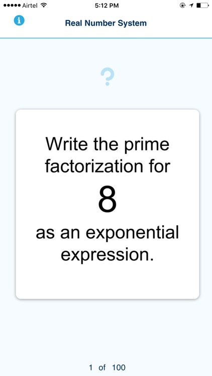 Learn It Flashcards - Real Number System