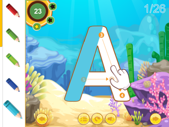 ABC Alphabet Tracing: Cursive Words Kids iPad screenshot