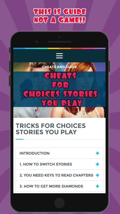 Cheats for Choices Stories You play - Gems Keys