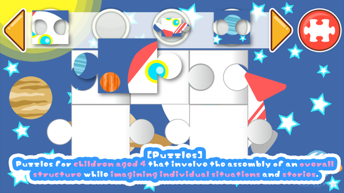 Kids PuzzleSort The Shapes 2