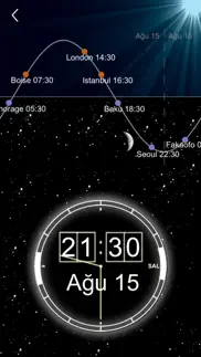world clock iphone resimleri 4