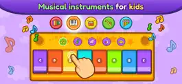 Game screenshot Bebi piano, drums, xylophone.. mod apk