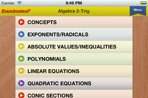 COMPASS Prep Math Flashcards Exambusters screenshot 3