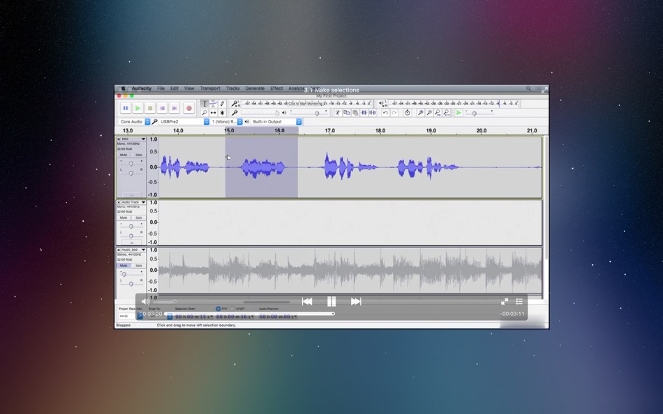 #1. Master Class - Guides for Audacity (macOS) 由: xin jin