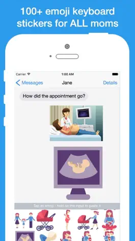 Game screenshot Mom Emoji: keyboard sticker for Facebook messenger hack