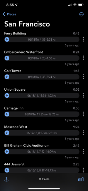 ‎Geofency - Time Tracking Screenshot