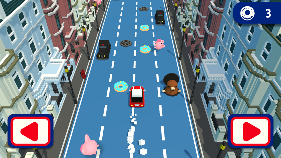 #4. CRAZY DONUTS (Run Action Game) (iOS) 由: Yuri Hattori