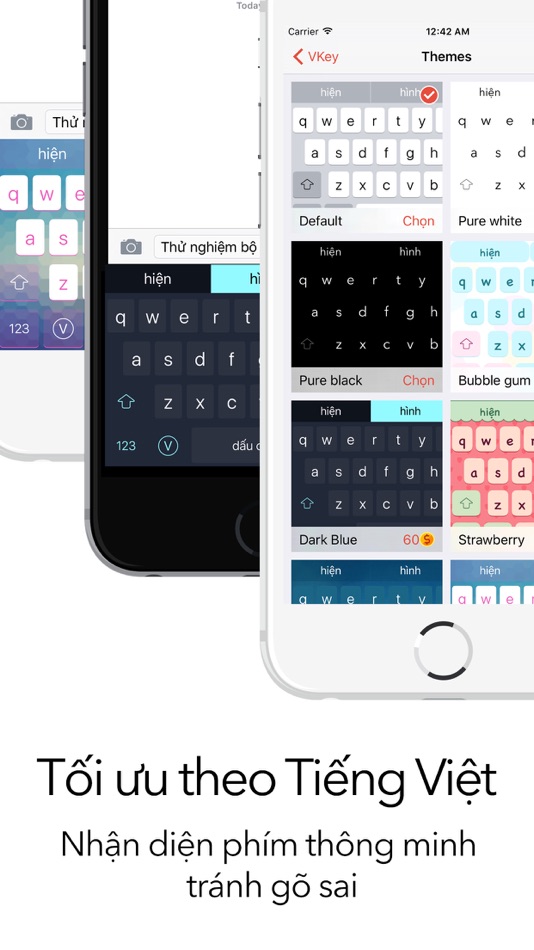 #4. VKey - Gõ Tiếng Việt với Swipe-to-type (iOS) By: Pham Trung Dung