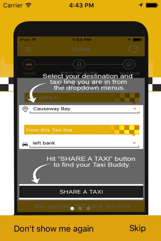 Taco Taxi - HK taxi sharing screenshot 2