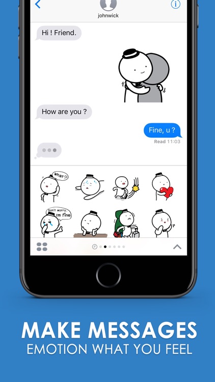 Mochi Doorman Stickers for iMessage Free