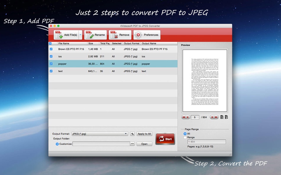 4Video PDF to JPEG Converter - 3.3.37 - (macOS)