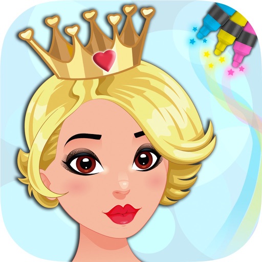 Fairy Princess Coloring Book iOS App