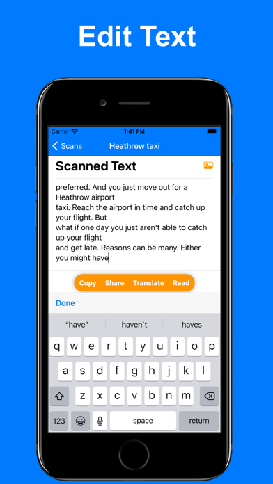 Text Scanner & Image to Text Screenshot