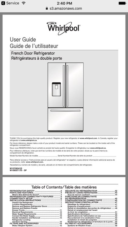 Customer Service by Whirlpool®