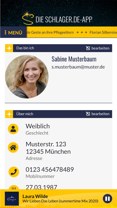 Schlager.de | Promi-News Screenshot
