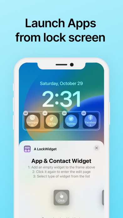 TopWidget: Lock Screen Widgets Screenshot