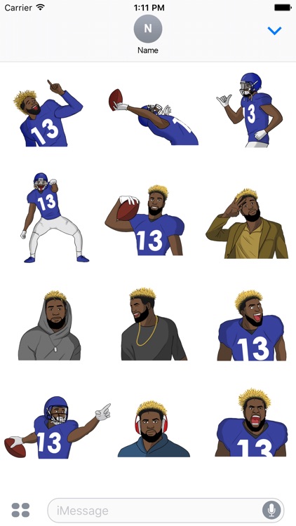 OBJmoji - Odell Beckham Jr. Stickers