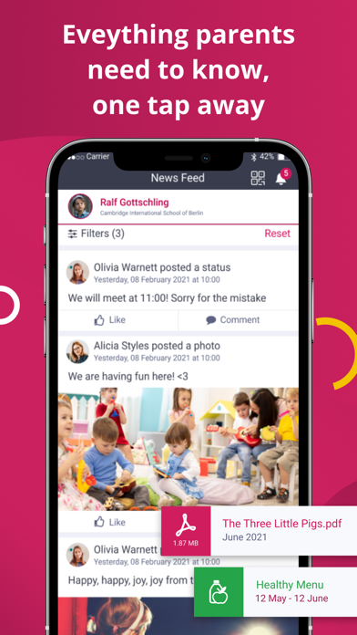 Kinderpedia Parents & Children Screenshot