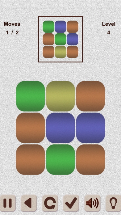 Puzzle flat cube Screenshot