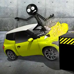 Stickman Crash Test VR Sim app icon