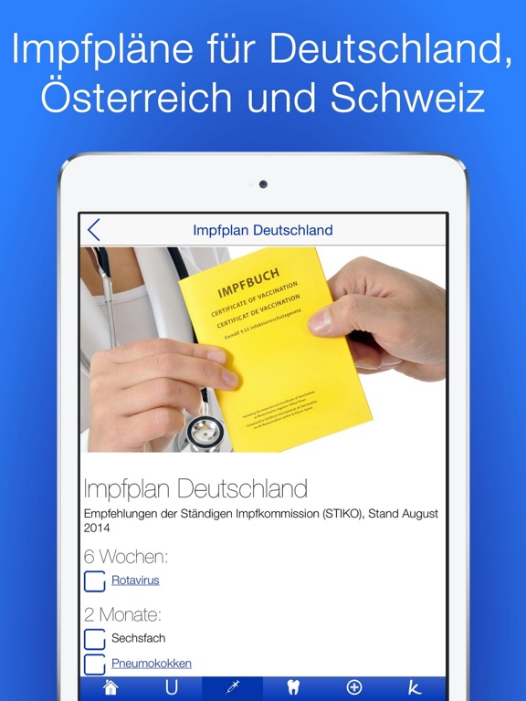 Screenshot #6 pour Babygesundheit Checklisten