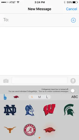 Game screenshot CollegeMoji : College Emojis and Sticker Keyboard hack