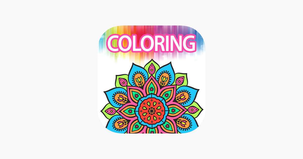 ‎Coloring Book for Adults Mandala Color Therapy on the App Store