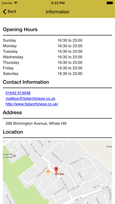 Screenshot #3 pour 5 Star Chinese Takeaway