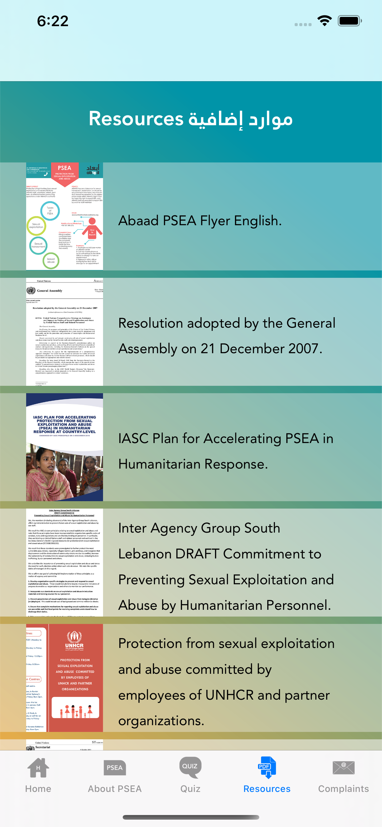 PSEA Lebanon