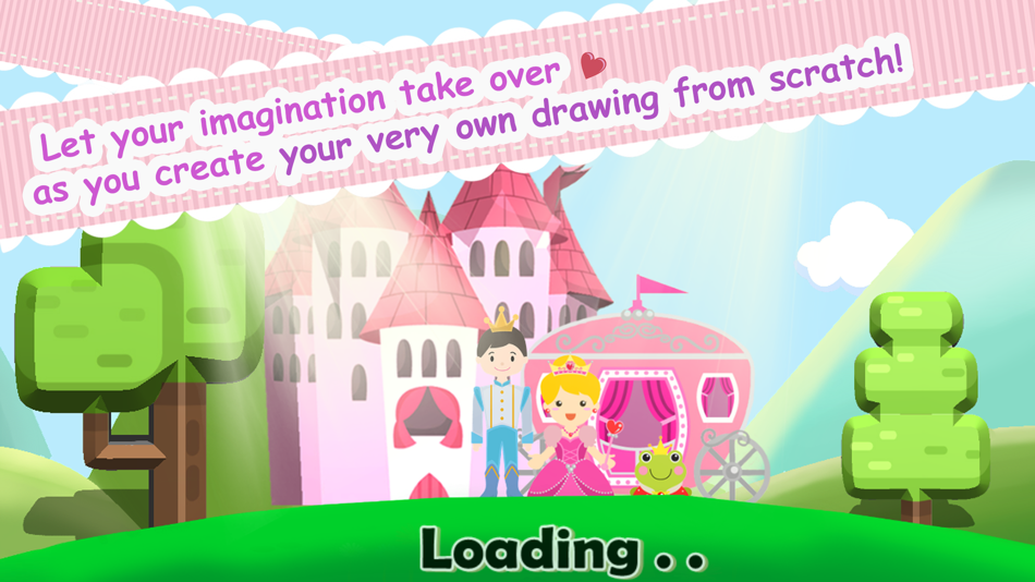 Princess Color Page - Fairytail painting draw pad - 1.0.2 - (iOS)