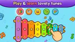 Game screenshot Bebi piano, drums, xylophone.. apk