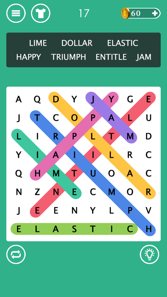 #4. Word Search - Word Find Puzzle (iOS) By: 鹏飞 侯