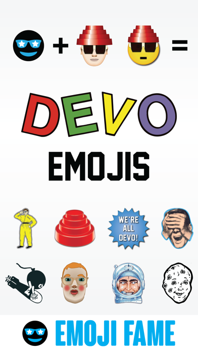 Devo by Emoji Fame Screenshot 1 - AppWisp.com Devo by Emoji Fame Screenshot 1 - AppWisp.com