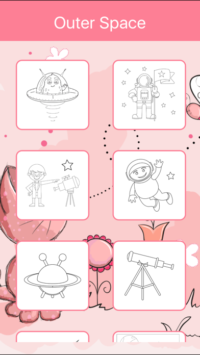 Screenshot #3 pour Livre à colorier de l'espace pour les enfants