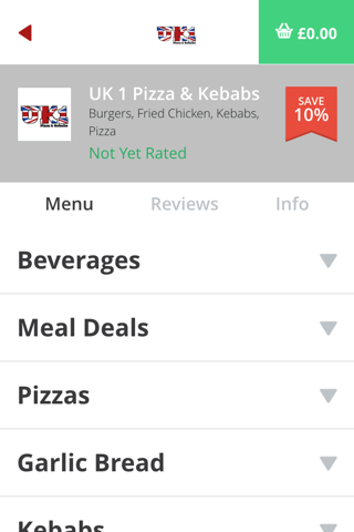 UK 1 Pizza & Kebabs screenshot 3