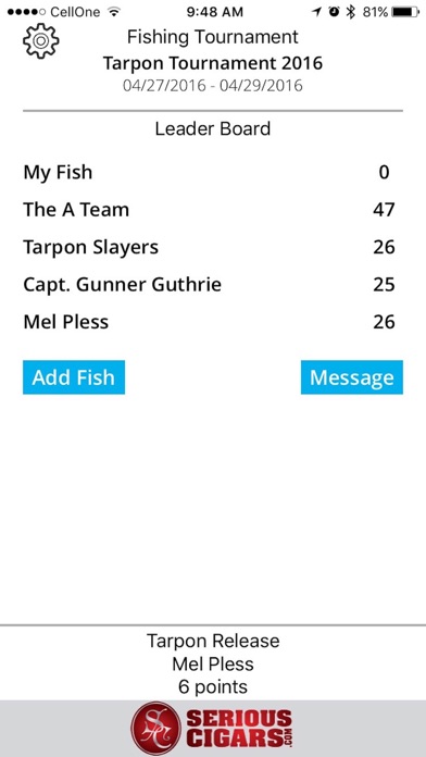 Fish Tourney Screenshot