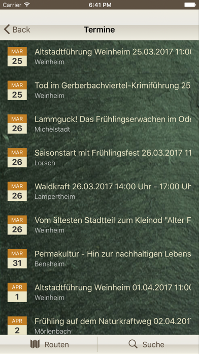 Screenshot #2 pour Geo-Naturpark App