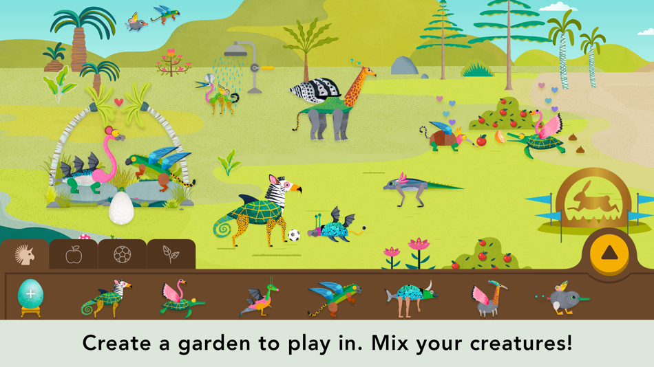 #4. Creature Garden by Tinybop (iOS) 由: Tinybop Inc.