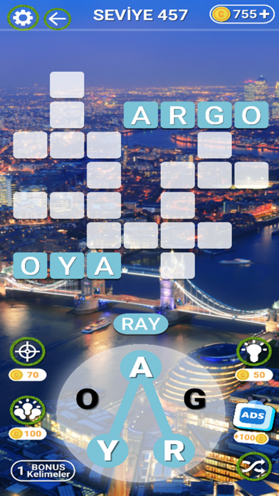 Seyyar Kelime Bulmaca Oyunu Screenshot