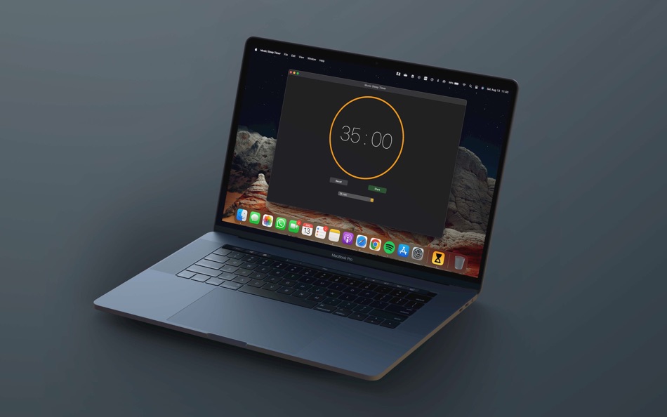 #4. HourGlass: Music Sleep Timer (macOS) 由: Alexander Stoimenov
