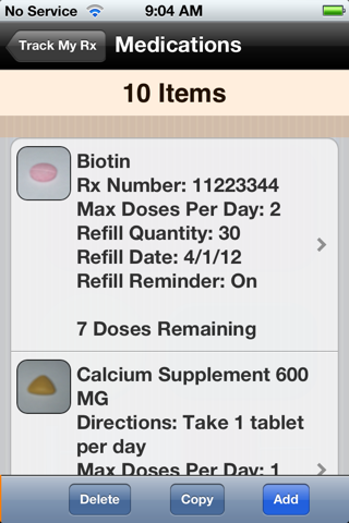 Track My Rx screenshot 2
