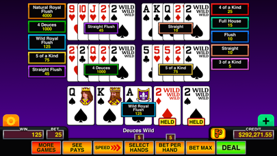 Video Poker Multi Pro Screenshot