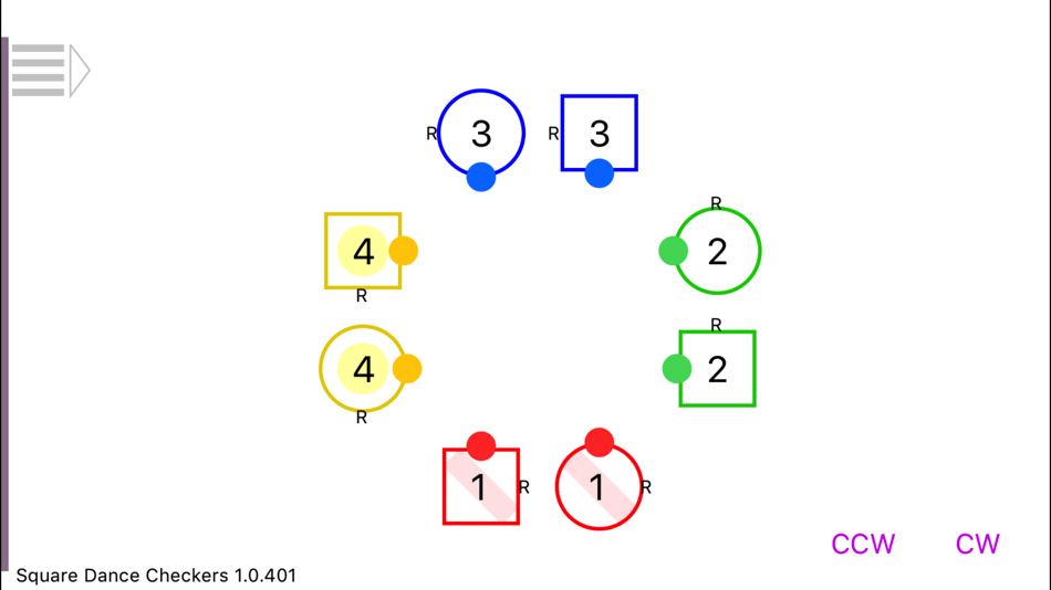 Square Dance Checkers - 1.0.4 - (iOS)